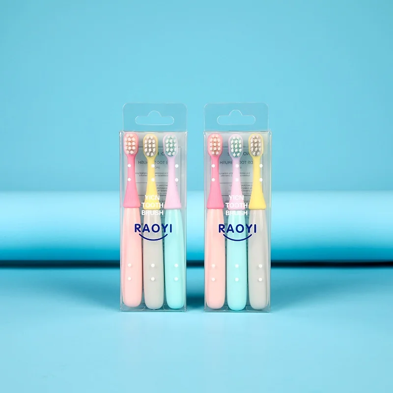 3pc/set Children's Toothbrush  - Bamboo Toothbrush Set 评论和价格